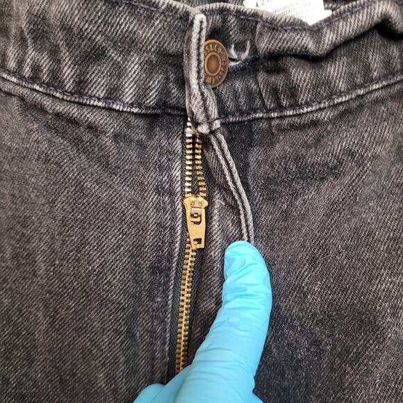 VTG 90s Levis 522 Jeans Womens 18 USA Made High Waisted Tapered - Picture 4 of 9